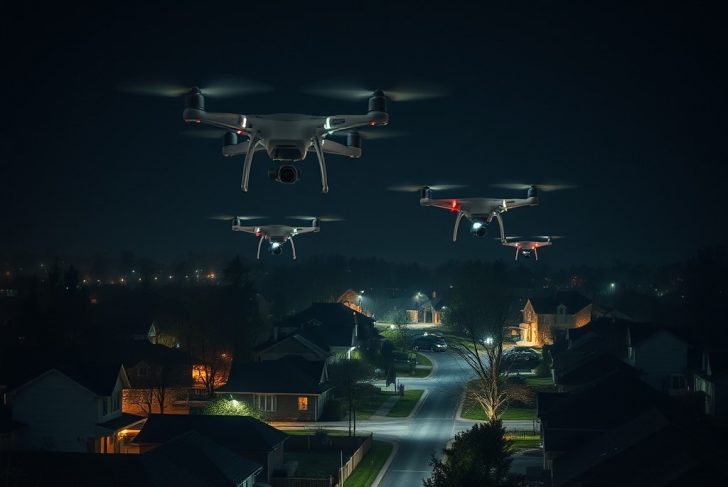 Unexplained drones in New Jersey spark intrigue with sightings near sensitive areas.
