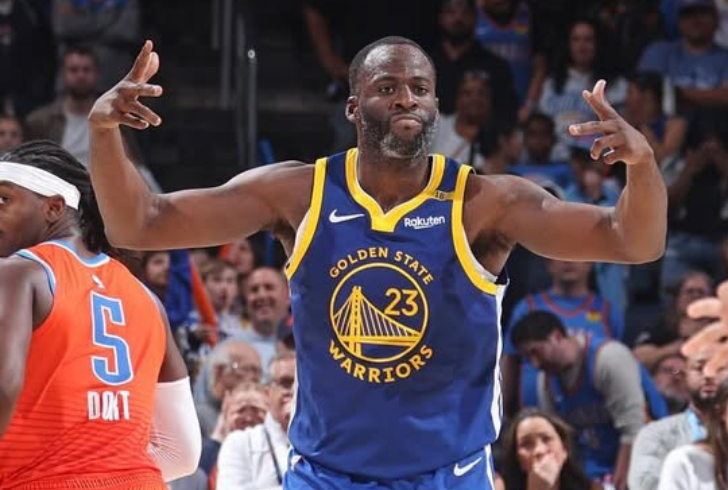 Draymond Green defending for Golden State