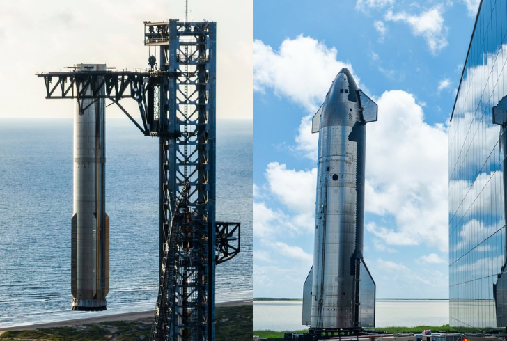 Super Heavy booster lands safely in tower.